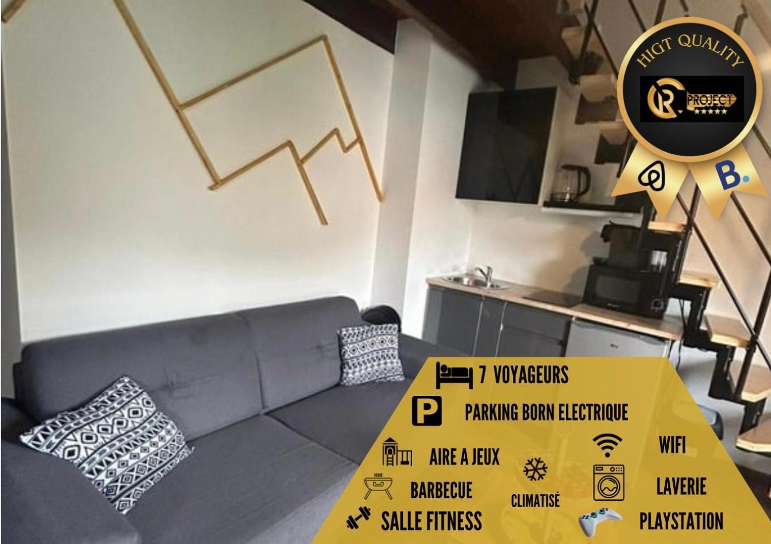 Reve Divin T4 Avec Parking-Barbecue-Laverie-Bagagerie-Salle De Sport-Aire De Jeux-Climatise Lurdy Exteriér fotografie